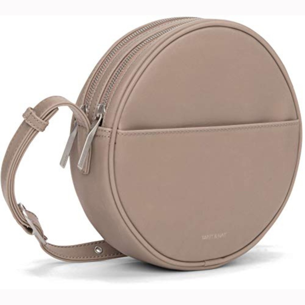 Matt & Nat Circle Vegan Bag Feather Grey